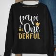 Mens Papi Of Mr Onederful 1St Birthday First One-Derful Matching Sweatshirt Gifts for Old Women