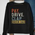 Mens Pay Drive Clap Cheer Dad Cheerleading Father Day Cheerleader Sweatshirt Gifts for Old Women