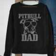 Mens Pitbull Dad Funny Dog Pitbull Sunglasses Fathers Day Pitbull  V3 Sweatshirt Gifts for Old Women