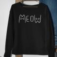 Meow Cat Lover Cats Owner Meow Sweatshirt Gifts for Old Women Meow Cat Lover Cats Owner Meow Sweatshirt Gifts for Old Women