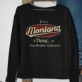 Montana Shirt Personalized Name GiftsShirt Name Print T Shirts Shirts With Name Montana Sweatshirt Gifts for Old Women