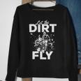 Motorcycle Let The Dirt Fly Dirtbike 494 Shirt Sweatshirt Gifts for Old Women