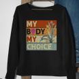 My Body My Choice Feminist Womens Floral Feminist Sweatshirt Gifts for Old Women