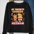 My Favorite Cookies Call Me Meemaw 882 Shirt Sweatshirt Gifts for Old Women