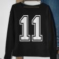 Number 11 Sports Player Number Back Of Sweatshirt Gifts for Old Women