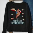 Oceans Of Possibilities Summer Reading 2022 Librarian Sweatshirt Gifts for Old Women