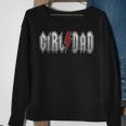Outnumbered Dad Of Girls Men Fathers Day For Girl Dad V2 Sweatshirt Gifts for Old Women