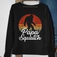 Papa Squatch Dad Bigfoot Sasquatch Vintage Retro Fathers Day Sweatshirt Gifts for Old Women