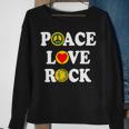 Peace Love Rock V4 Sweatshirt Gifts for Old Women