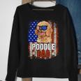 Poodle Dad 4Th Of July American Flag Glasses Dog Men Boy Sweatshirt Gifts for Old Women