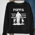 Poppa Grandpa Gift Poppa Best Friend Best Partner In Crime Sweatshirt Gifts for Old Women