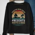 Prestigeworldwide Presentsboats Andhoes Vintage Funny Boating Boating Gifts Sweatshirt Gifts for Old Women