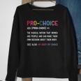 Pro Choice Definition Feminist Rights My Body My Choice Sweatshirt Gifts for Old Women Pro Choice Definition Feminist Rights My Body My Choice Sweatshirt Gifts for Old Women