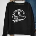 Promoted To Pawpaw Again 2022 Cute New Daddy For Men Sweatshirt Gifts for Old Women