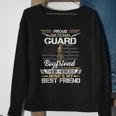 Proud Army National Guard Boyfriend Flag US Military Sweatshirt Gifts for Old Women