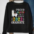 Proud Auntie Of A 2022 Graduate Funny Llama Aunt Sweatshirt Gifts for Old Women