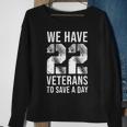 Ptsd Mental Health Awareness 22 A Day Sweatshirt Gifts for Old Women