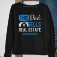 Real Estate Agent Men Dad Funny Realtor Gift Raglan Baseball Sweatshirt Gifts for Old Women