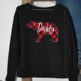 Red Buffalo Plaid Daddy Bear Matching Family Christmas Pj Sweatshirt Gifts for Old Women
