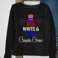Red White & Blue Cousin Crew 4Th Of July Firework Matching Sweatshirt Gifts for Old Women
