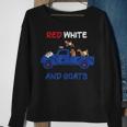 Red White And Goats 4Th Of July 2022 Sweatshirt Gifts for Old Women Red White And Goats 4Th Of July 2022 Sweatshirt Gifts for Old Women