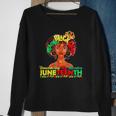 Remembering My Ancestors Juneteenth Black Freedom 1865 Lover Sweatshirt Gifts for Old Women
