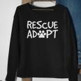 Rescue Adopt Animal Adoption Foster Shelter Sweatshirt Gifts for Old Women