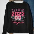 Retired 2022 Retirement Gifts For Women 2022 Cute Pink Sweatshirt Gifts for Old Women