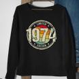 Retro 48 Years Old Vintage 1974 Limited Edition 48Th Birthday Sweatshirt Gifts for Old Women