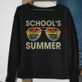 Retro Last Day Of School Schools Out For Summer Teacher Gift Sweatshirt Gifts for Old Women