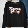 Retro Seventies Style Groovy Baby 70S Fancy Dress Sweatshirt Gifts for Old Women