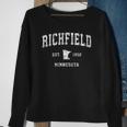 Richfield Minnesota Mn Vintage Athletic Sports Design Sweatshirt Gifts for Old Women