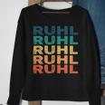 Ruhl Name Shirt Ruhl Family Name V2 Sweatshirt Gifts for Old Women