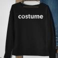 Sarcastic Ironic Punny Funny Halloween Costume Sweatshirt Gifts for Old Women