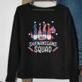 Shenanigans Squad 4Th Of July Gnomes Usa Independence Day Sweatshirt Gifts for Old Women