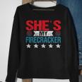 Shes My Firecracker His And Hers 4Th July Matching Couples Sweatshirt Gifts for Old Women