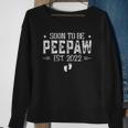 Soon To Be Peepaw Happy Fathers Day Est 2022 Ver2 Sweatshirt Gifts for Old Women