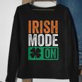 St Patricks Day Beer Drinking Ireland - Irish Mode On Sweatshirt Gifts for Old Women
