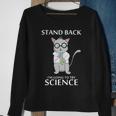 Stand Back Im Going To Try Science Sweatshirt Gifts for Old Women
