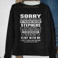 Stephens Name Gift Sorry My Heart Only Beats For Stephens Sweatshirt Gifts for Old Women
