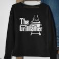 The Grillfather Pitmaster Bbq Lover Smoker Grilling Dad Sweatshirt Gifts for Old Women