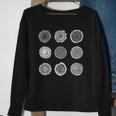 Tree Trunk Pattern Tree Forest Growth Rings Sweatshirt Gifts for Old Women