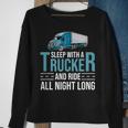 Truck Driver - Funny Big Trucking Trucker Sweatshirt Gifts for Old Women
