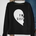 Twin Sisters Heart Half Matching Set 1 Of 2 Gift Sweatshirt Gifts for Old Women