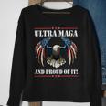 Ultra Maga Eagle Vintage Sweatshirt Gifts for Old Women