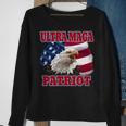 Ultra Maga Patriot American Eagle Us Flag Sweatshirt Gifts for Old Women