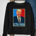 Ultra Maga President Donald Trump Gift Sweatshirt Gifts for Old Women