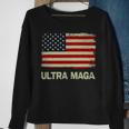 Ultra Maga United State Flag Sweatshirt Gifts for Old Women