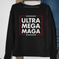 Ultra Mega Maga Trump Liberal Supporter Republican Family Sweatshirt Gifts for Old Women