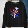 Uncle Sam I Want You 4Th Of July Sweatshirt Gifts for Old Women